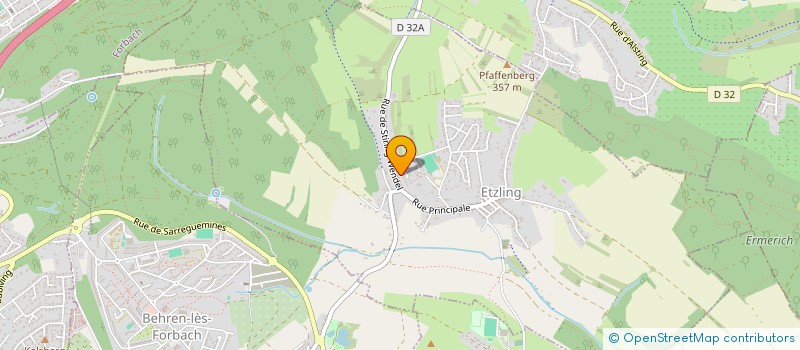 localisation de l'entreprise MONSIEUR FREDERIC PIERRE  ETZLING