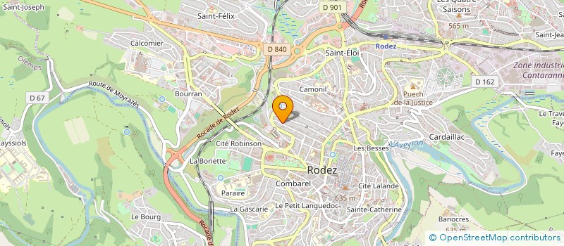 localisation de l'entreprise MONSIEUR FREDERIC PIERRE JOCE QUAIREL  RODEZ