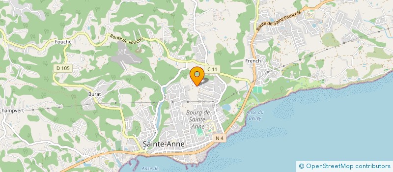 localisation de l'entreprise MONSIEUR FREDERIC PIERRE-PAUL à SAINTE-ANNE