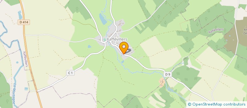 localisation de l'entreprise MONSIEUR FREDERIC PIERSON  XAFFEVILLERS