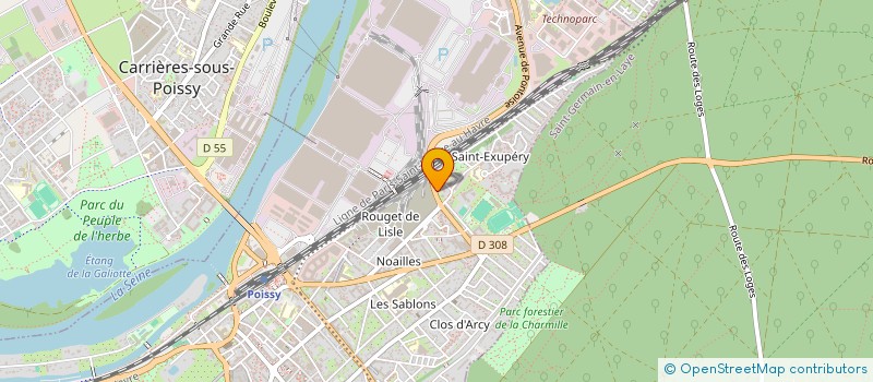 localisation de l'entreprise MONSIEUR FREDERIC PIGNET  POISSY