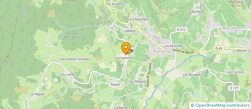 localisation de l'entreprise MONSIEUR FREDERIC PIN  PIERRECLOS