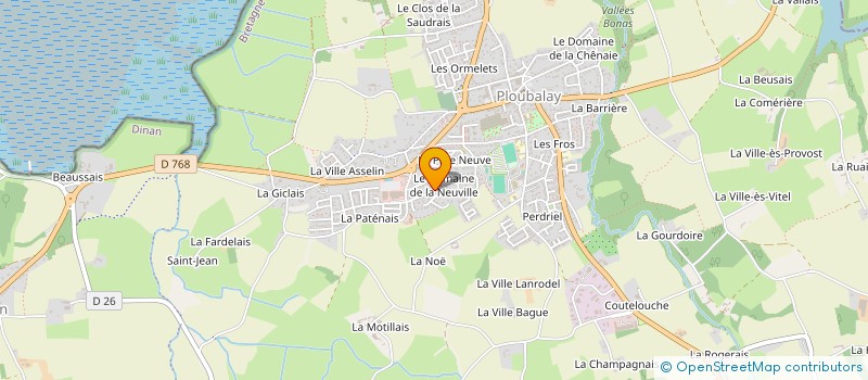 localisation de l'entreprise MONSIEUR FREDERIC PIN  BEAUSSAIS-SUR-MER