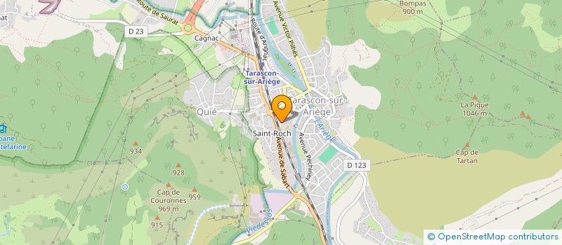 localisation de l'entreprise MONSIEUR FREDERIC PINCEMIN à TARASCON-SUR-ARIEGE