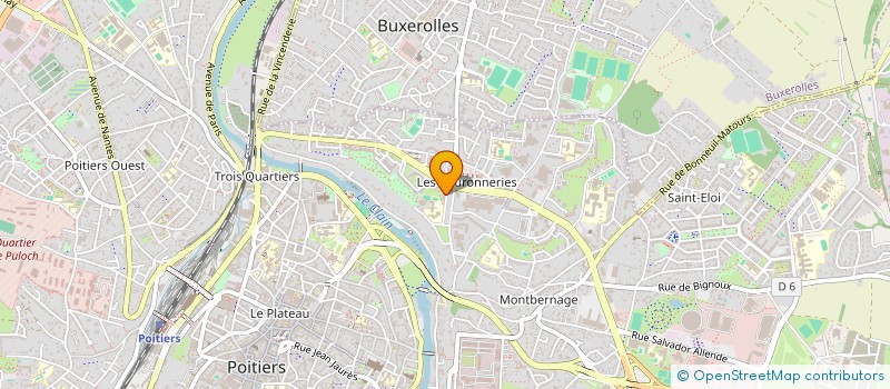localisation de l'entreprise MONSIEUR FREDERIC PINTO COELHO à POITIERS