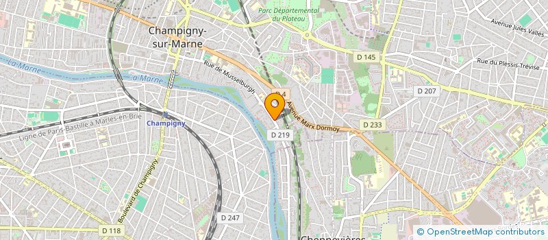 localisation de l'entreprise MONSIEUR FREDERIC PINTON à CHAMPIGNY-SUR-MARNE