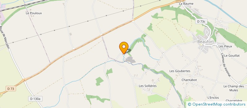 localisation de l'entreprise MONSIEUR FREDERIC PIOLLAT à BEAUFORT