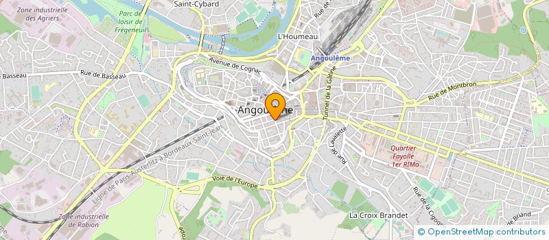 localisation de l'entreprise MONSIEUR FREDERIC PION à ANGOULEME