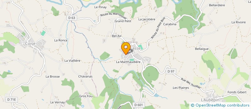 localisation de l'entreprise MONSIEUR FREDERIC PIOT  LARAJASSE