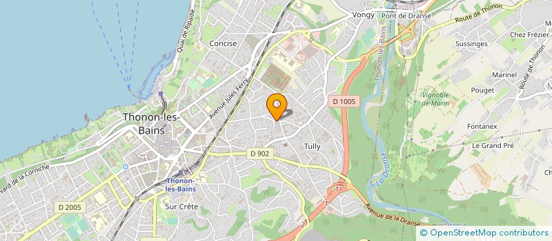 localisation de l'entreprise MONSIEUR FREDERIC PIOTON à THONON-LES-BAINS