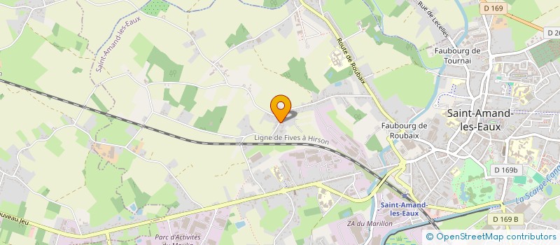 localisation de l'entreprise MONSIEUR FREDERIC PIQUE à SAINT-AMAND-LES-EAUX