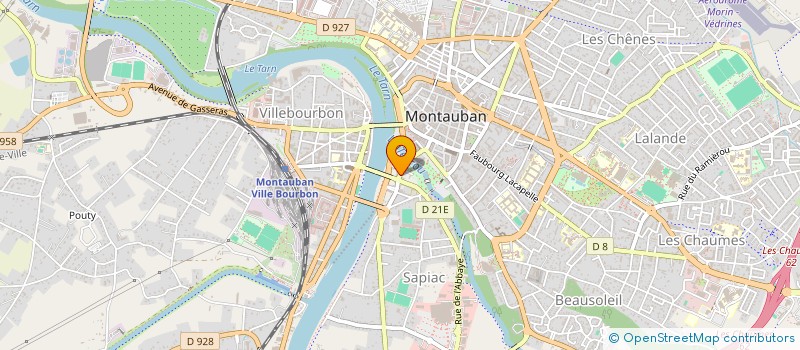 localisation de l'entreprise MONSIEUR FREDERIC PIROT  MONTAUBAN