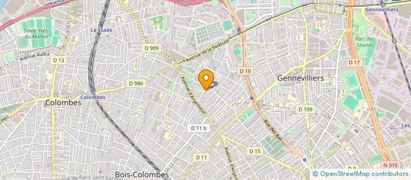 localisation de l'entreprise MONSIEUR FREDERIC PITIOT  ASNIERES-SUR-SEINE