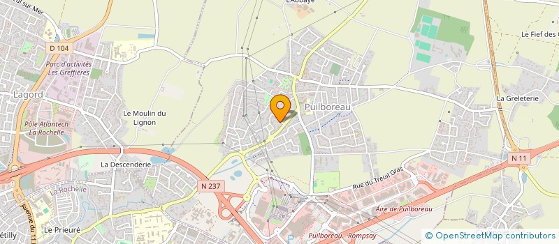 localisation de l'entreprise MONSIEUR FREDERIC PLA  PUILBOREAU