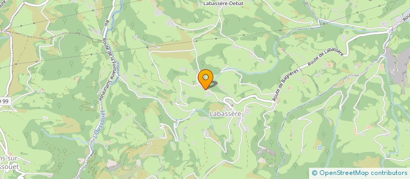 localisation de l'entreprise MONSIEUR FREDERIC PLACE  LABASSERE