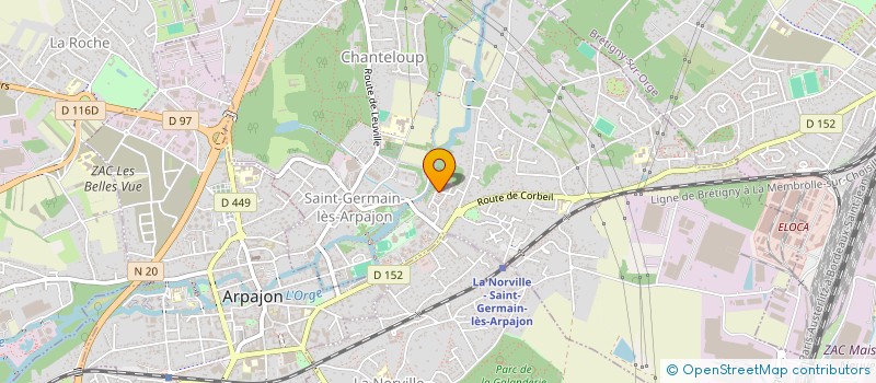 localisation de l'entreprise MONSIEUR FREDERIC PLACET à SAINT-GERMAIN-LES-ARPAJON