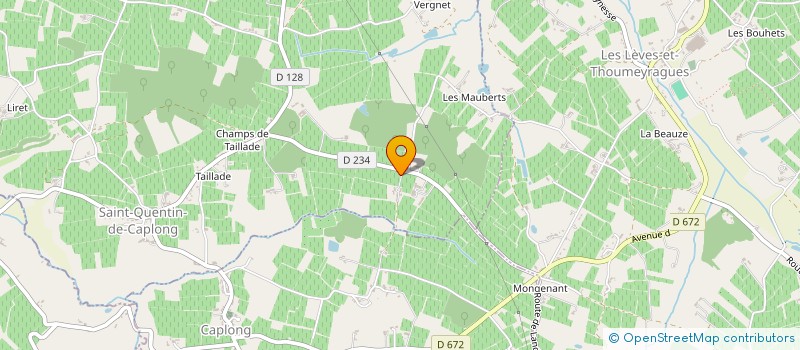 localisation de l'entreprise MONSIEUR FREDERIC PLAISIR  SAINT-QUENTIN-DE-CAPLONG