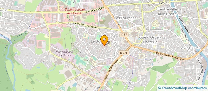 localisation de l'entreprise MONSIEUR FREDERIC PLANCHAIS à LAVAL