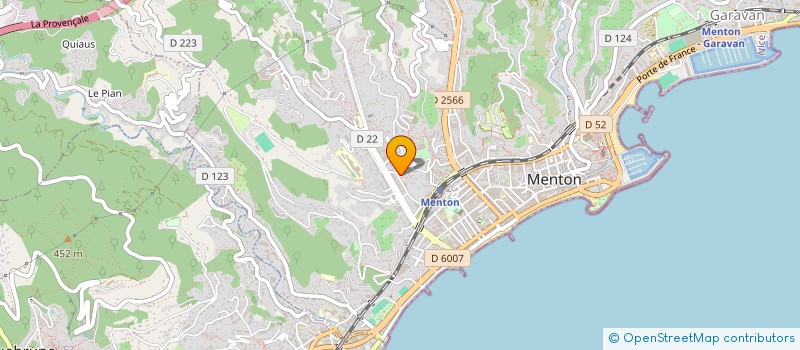 localisation de l'entreprise MONSIEUR FREDERIC PLANCHENEAU à MENTON