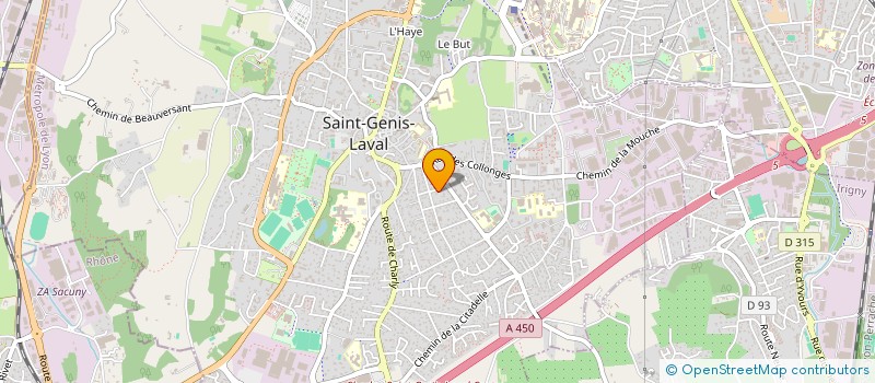 localisation de l'entreprise MONSIEUR FREDERIC PLANCHON  SAINT-GENIS-LAVAL