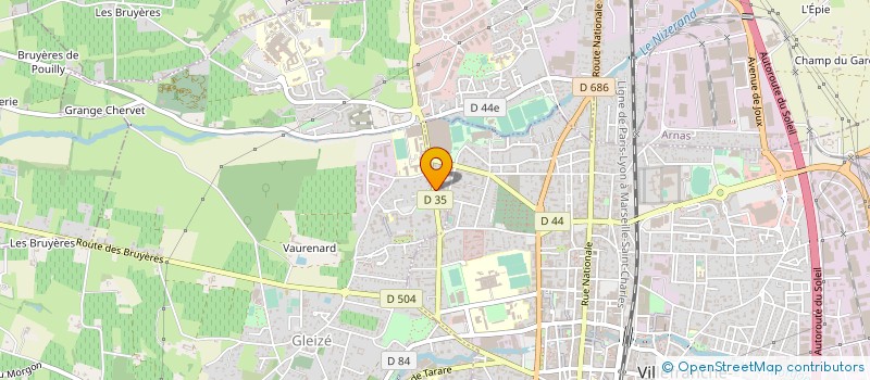 localisation de l'entreprise MONSIEUR FREDERIC PLASSARD  GLEIZE