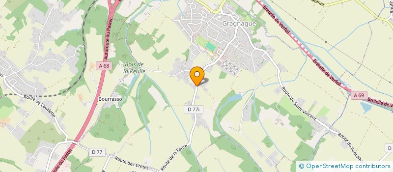 localisation de l'entreprise MONSIEUR FREDERIC PLAUT  GRAGNAGUE