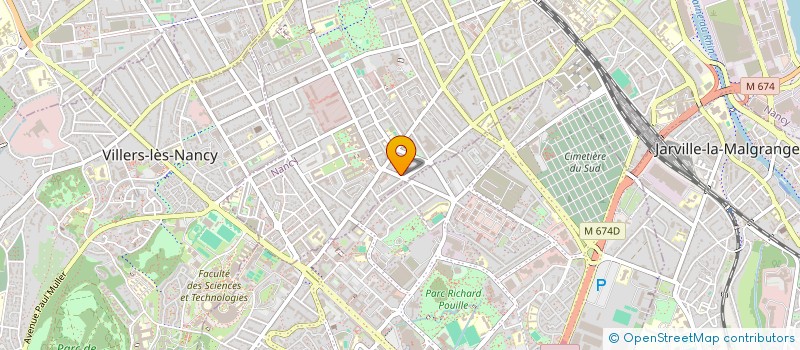 localisation de l'entreprise MONSIEUR FREDERIC PLAYE  NANCY