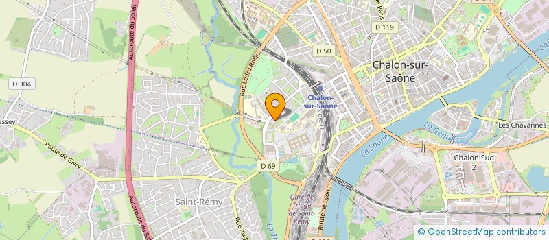 localisation de l'entreprise MONSIEUR FREDERIC PLISSON  CHALON-SUR-SAONE