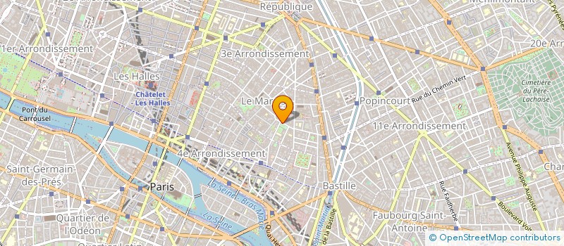 localisation de l'entreprise MONSIEUR FREDERIC PLUMAS  PARIS