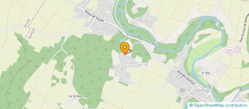 localisation de l'entreprise MONSIEUR FREDERIC PLUMEREAU  QUINCAY