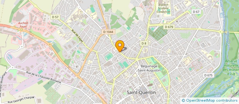 localisation de l'entreprise MONSIEUR FREDERIC POETTE à SAINT QUENTIN