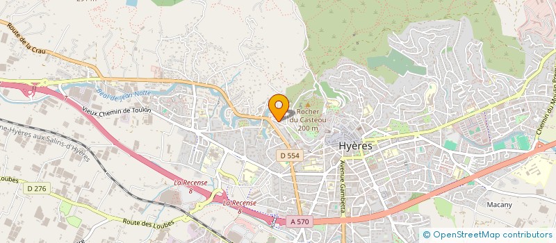 localisation de l'entreprise MONSIEUR FREDERIC POGGIO  HYERES