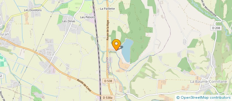 localisation de l'entreprise MONSIEUR FREDERIC POGNANT  MONTMEYRAN