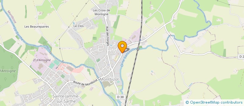 localisation de l'entreprise MONSIEUR FREDERIC POIRAUDEAU  MONTBIZOT