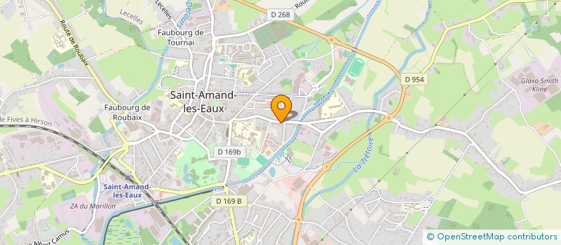 localisation de l'entreprise MONSIEUR FREDERIC POIRETTE  SAINT-AMAND-LES-EAUX