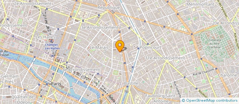 localisation de l'entreprise MONSIEUR FREDERIC POIREY  PARIS