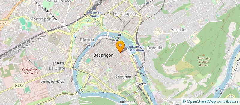 localisation de l'entreprise MONSIEUR FREDERIC POIRRIER à BESANCON