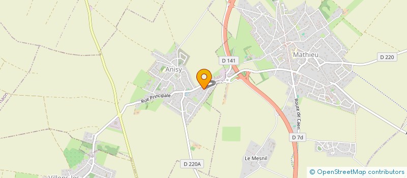 localisation de l'entreprise MONSIEUR FREDERIC POISSON  ANISY