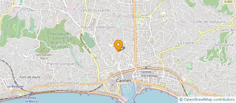 localisation de l'entreprise MONSIEUR FREDERIC POLI à CANNES