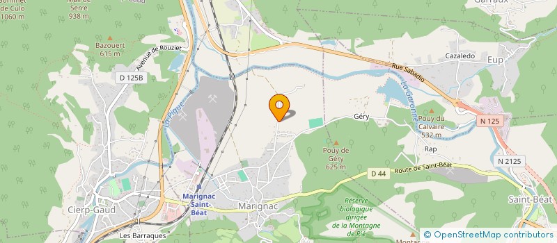 localisation de l'entreprise MONSIEUR FREDERIC POLOMACK  MARIGNAC