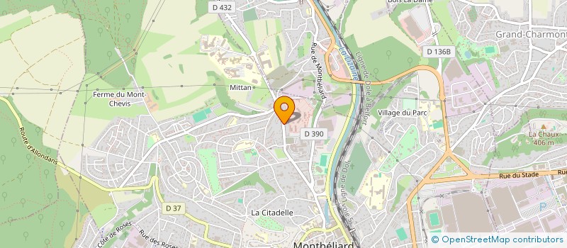 localisation de l'entreprise MONSIEUR FREDERIC POMODORO à MONTBELIARD