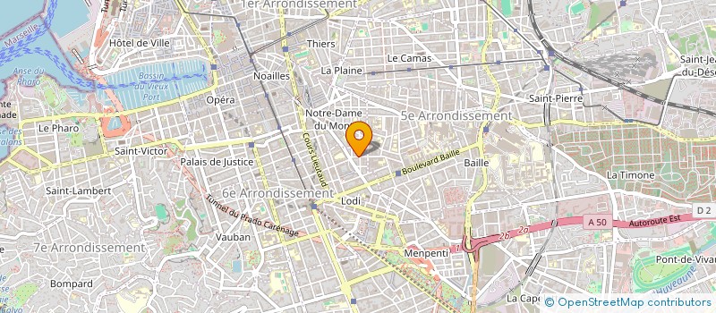 localisation de l'entreprise MONSIEUR FREDERIC PONTIER à MARSEILLE