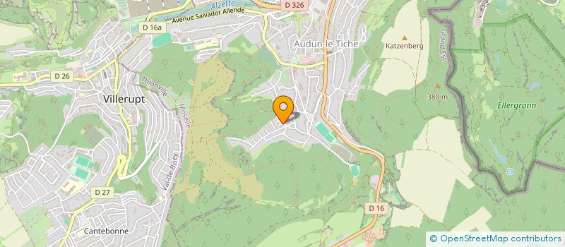 localisation de l'entreprise MONSIEUR FREDERIC PONTIN  AUDUN-LE-TICHE