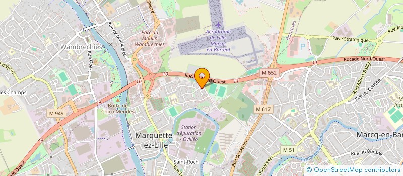 localisation de l'entreprise MONSIEUR FREDERIC PORIER  MARQUETTE-LEZ-LILLE