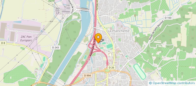 localisation de l'entreprise MONSIEUR FREDERIC PORPIGLIA  BOLLENE