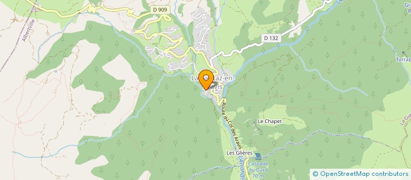 localisation de l'entreprise MONSIEUR FREDERIC PORRET  LA GIETTAZ