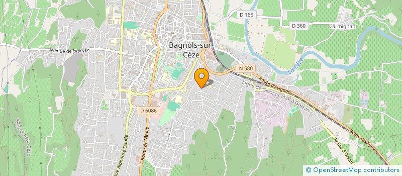 localisation de l'entreprise MONSIEUR FREDERIC PORTAL à BAGNOLS-SUR-CEZE