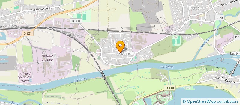 localisation de l'entreprise MONSIEUR FREDERIC PORTEBOEUF  LE MANOIR