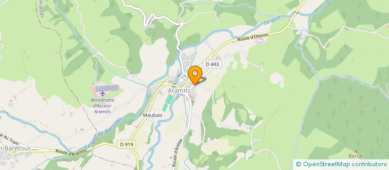 localisation de l'entreprise MONSIEUR FREDERIC PORTIER  ARAMITS