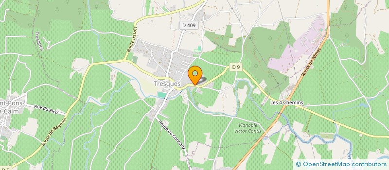 localisation de l'entreprise MONSIEUR FREDERIC POTY  TRESQUES